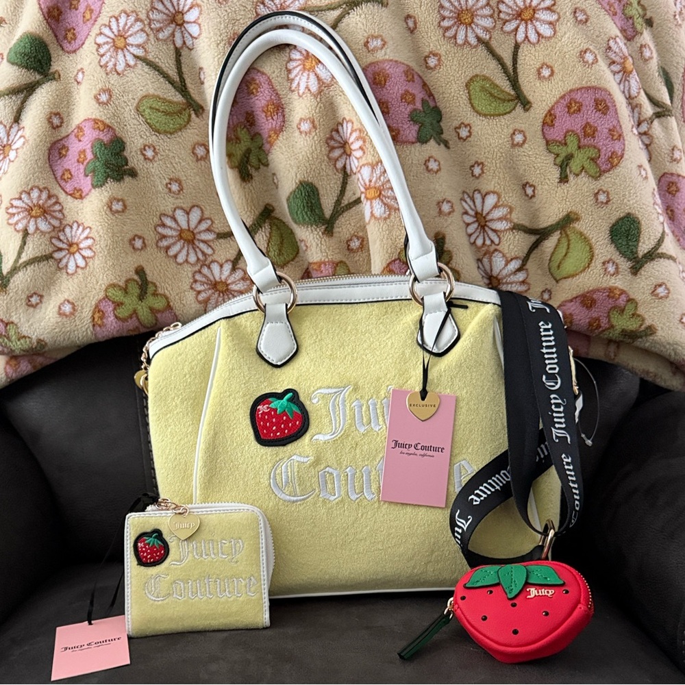 Juicy Couture Strawberry Handbag Set